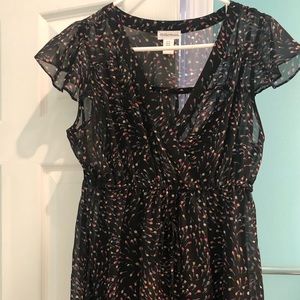 Motherhood Maternity Black Floral Dress